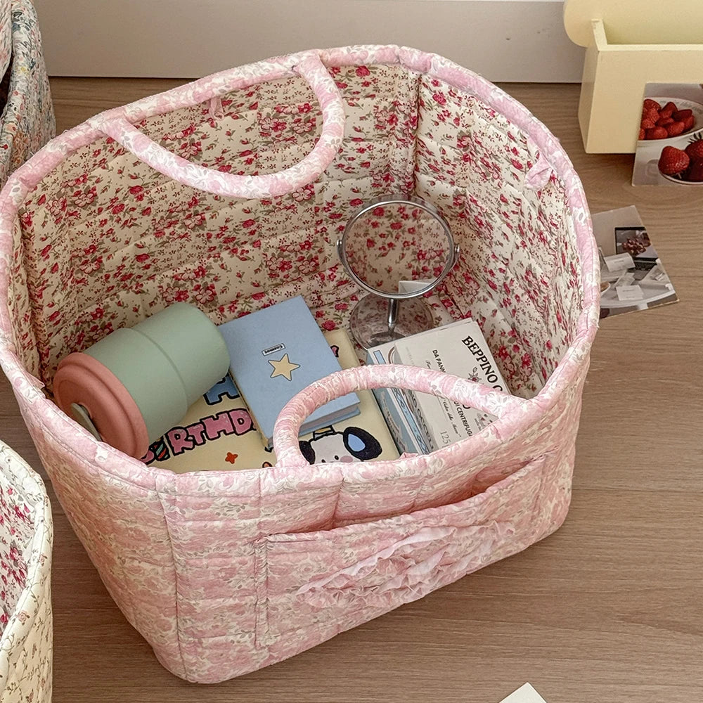 Stylish Floral Laundry Basket for Modern Homes