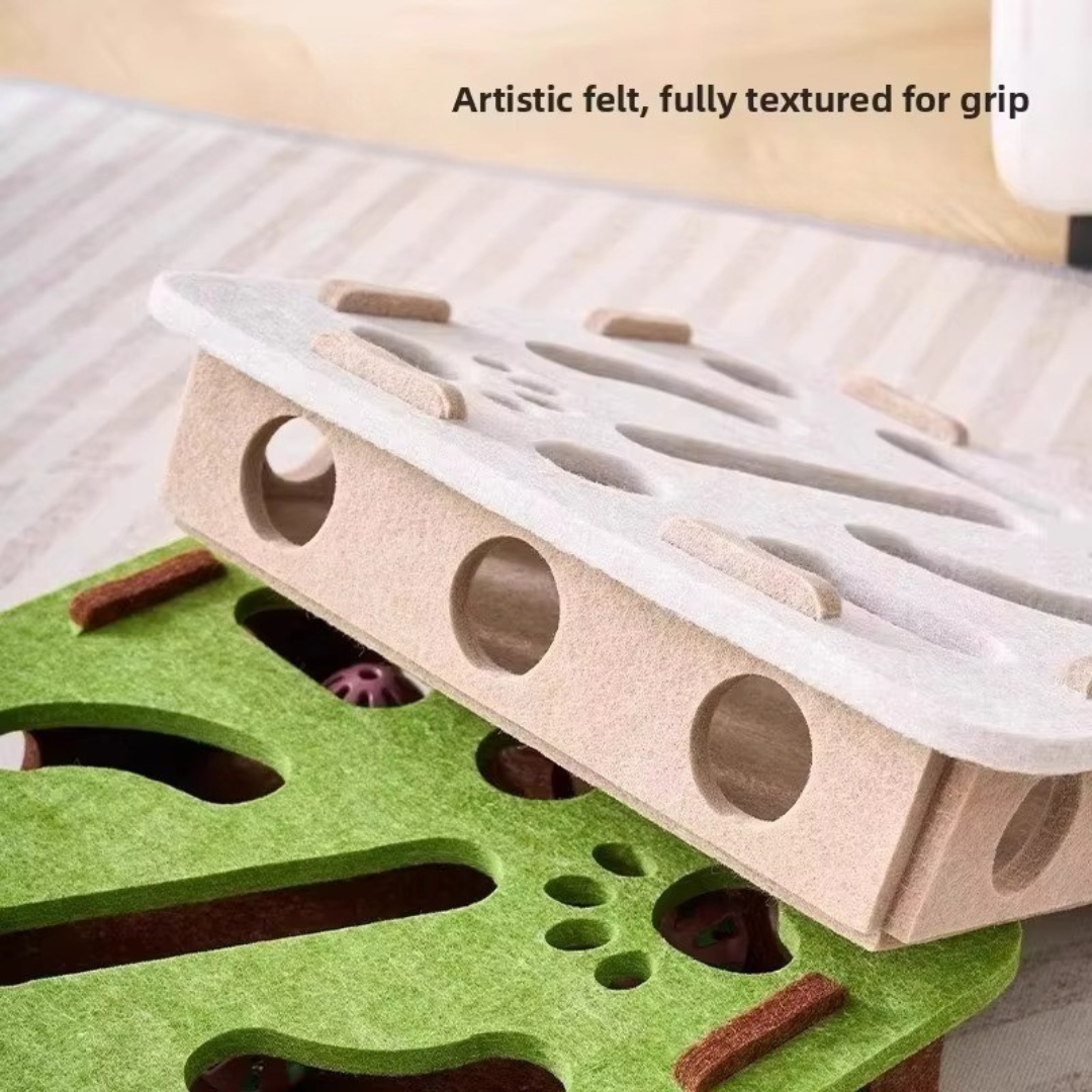 Interactive Felt Puzzle Box Toy
