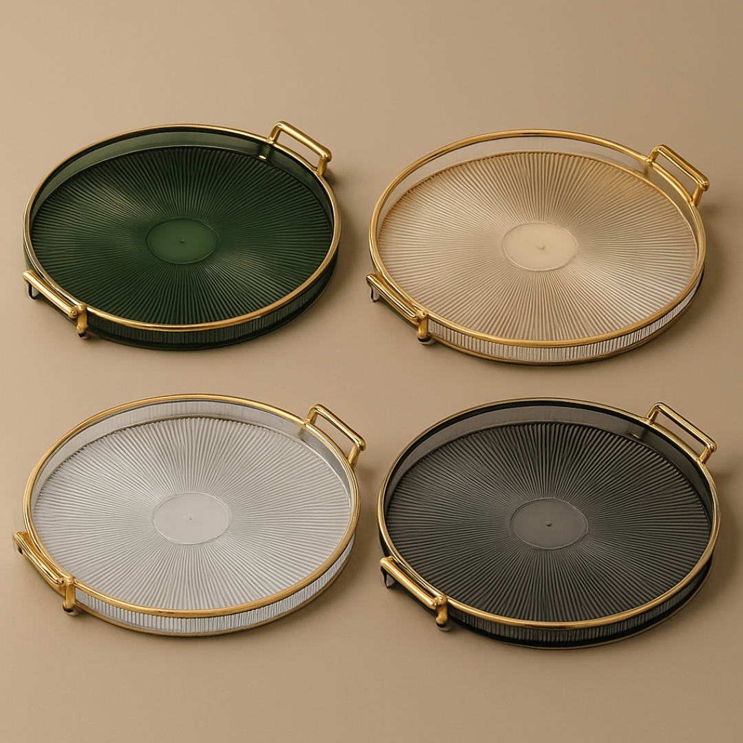 Artful Nordic Serving Tray for Stylish Moments