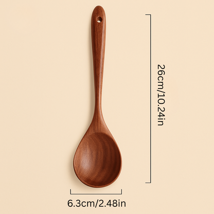 Premium Natural Teak Wood Kitchen Utensil Set