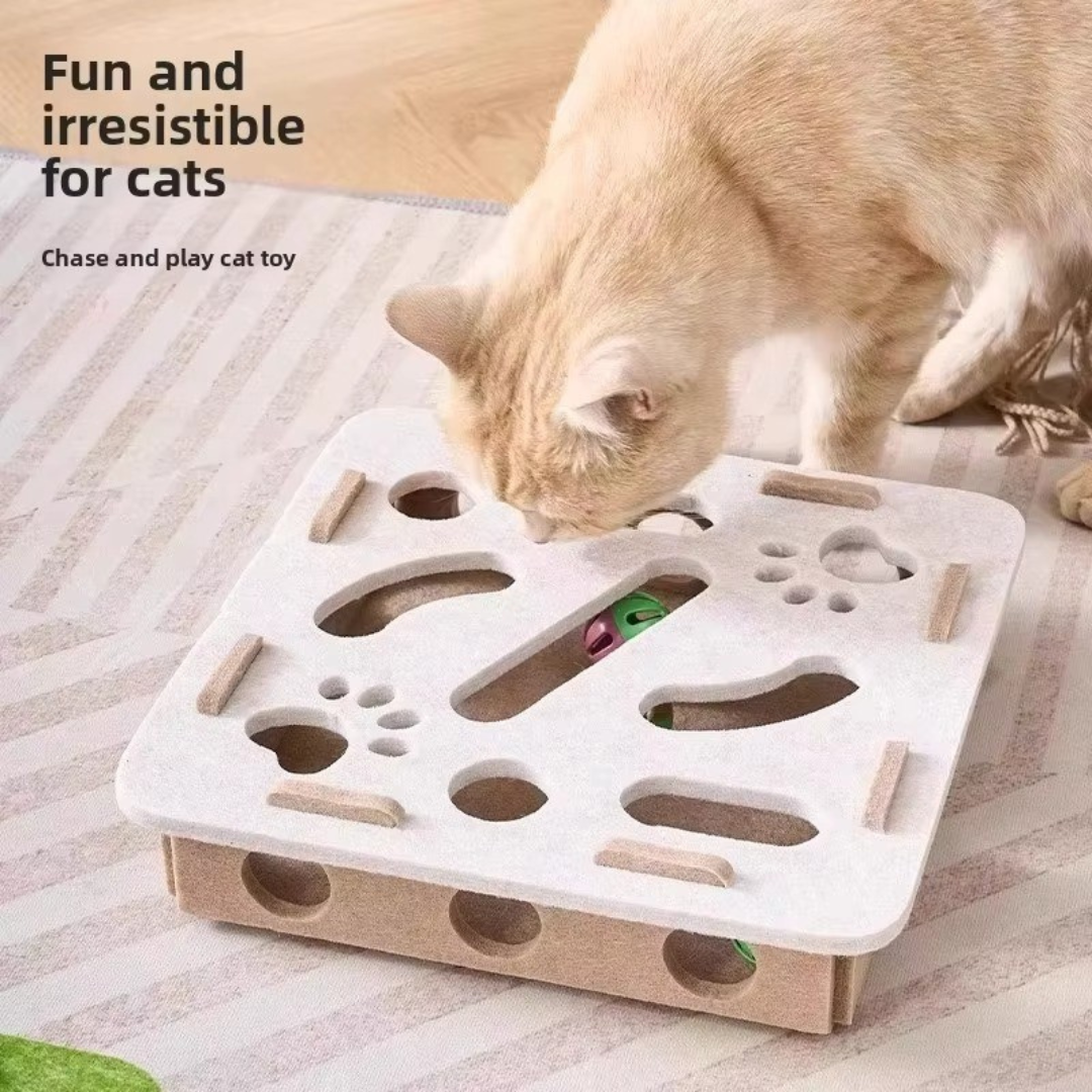 Interactive Felt Puzzle Box Toy