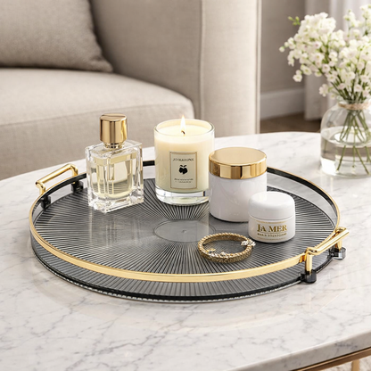 Artful Nordic Serving Tray for Stylish Moments
