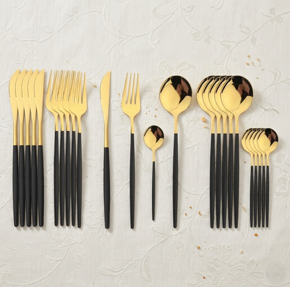 Premium Stainless Steel Cutlery Set for Modern Dining