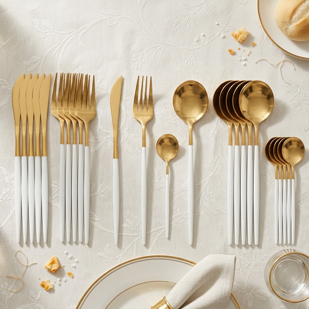 Premium Stainless Steel Cutlery Set for Modern Dining