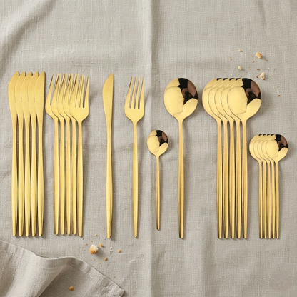Premium Stainless Steel Cutlery Set for Modern Dining