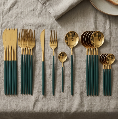 Premium Stainless Steel Cutlery Set for Modern Dining
