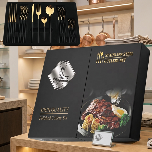 Premium Stainless Steel Cutlery Set for Modern Dining
