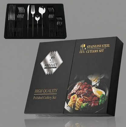 Premium Stainless Steel Cutlery Set for Modern Dining