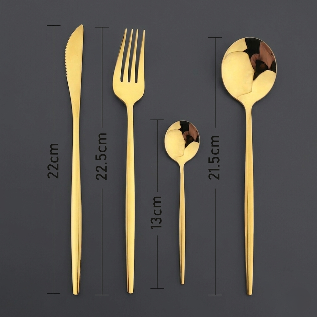 Premium Stainless Steel Cutlery Set for Modern Dining