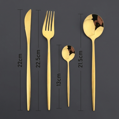 Premium Stainless Steel Cutlery Set for Modern Dining