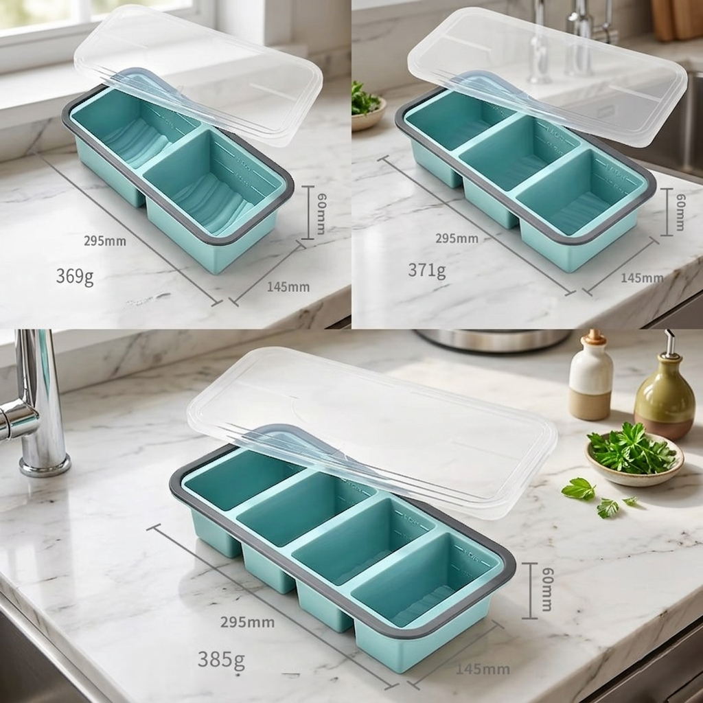 All-In-One Silicone Mold for Creative Cooking