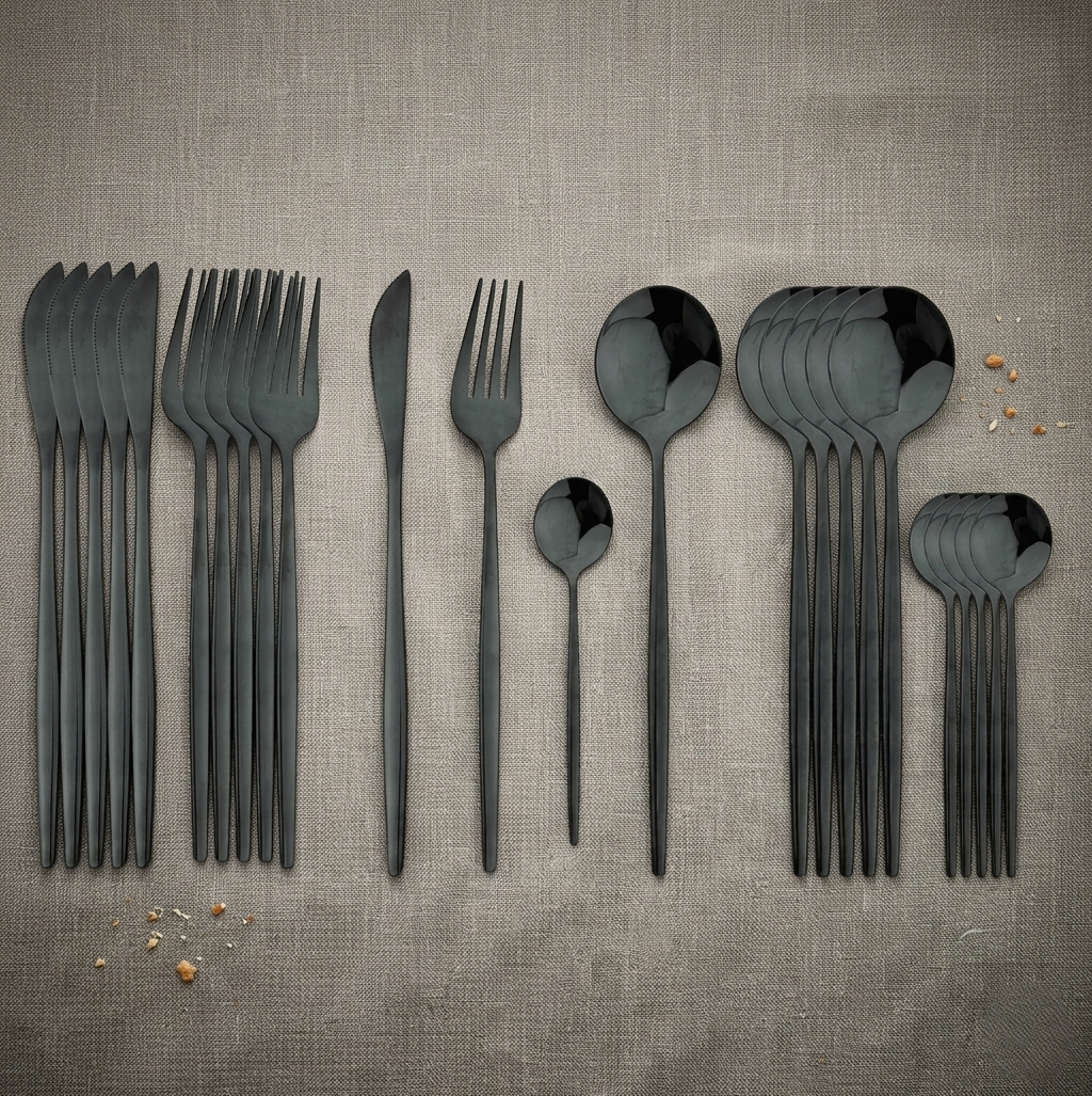 Premium Stainless Steel Cutlery Set for Modern Dining