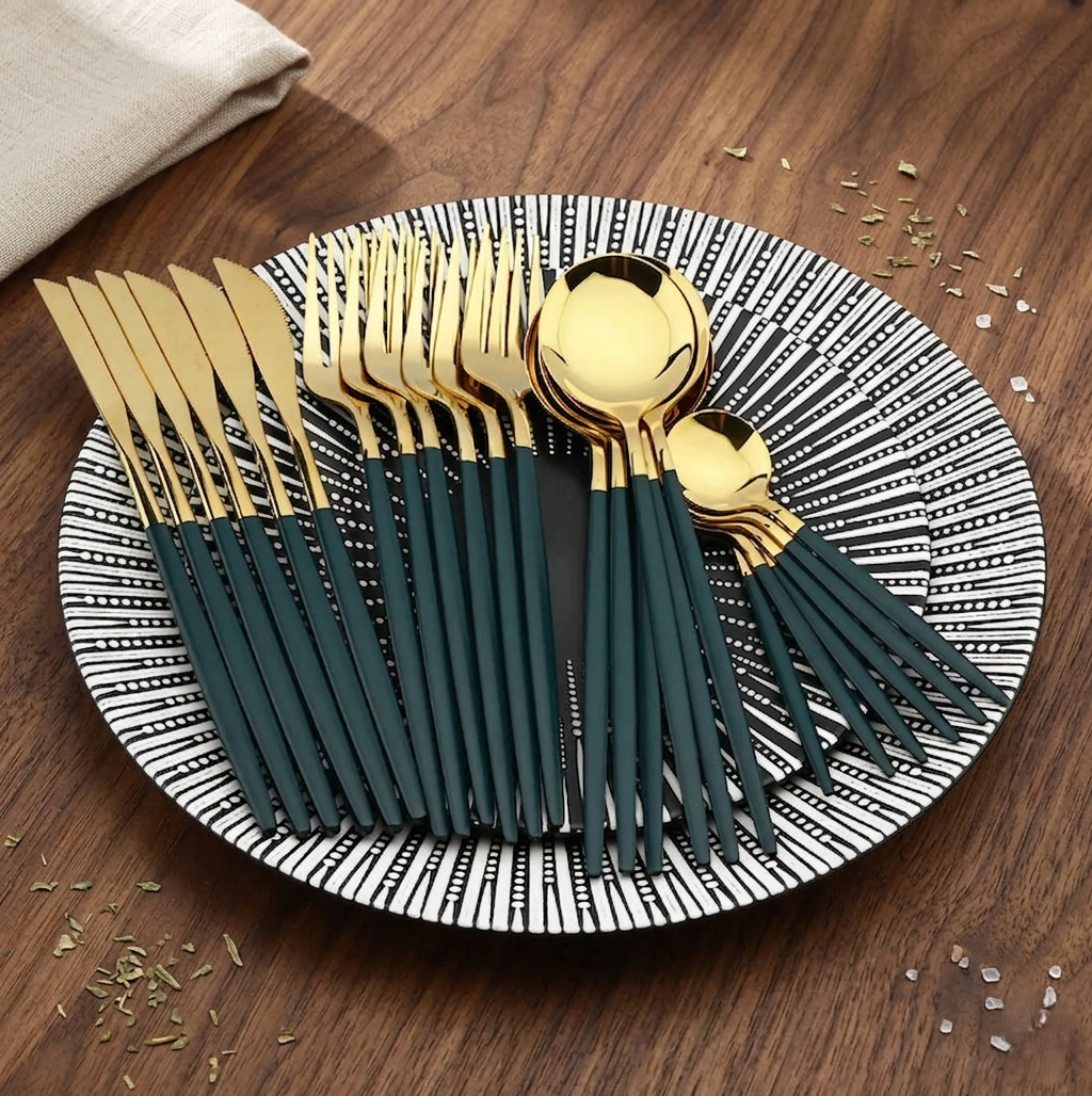 Premium Stainless Steel Cutlery Set for Modern Dining