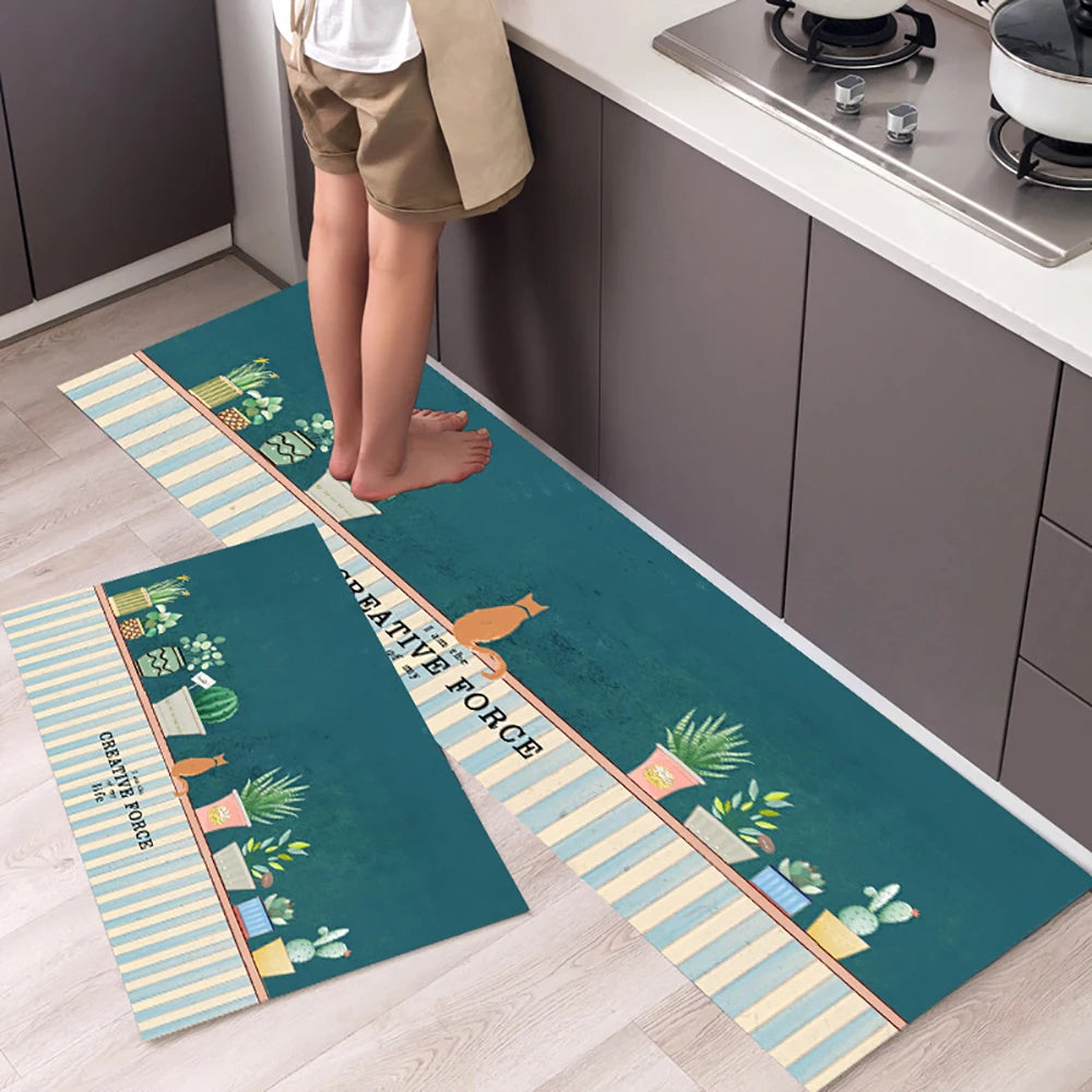 Cozy Non-Slip Kitchen Mat for Daily Comfort