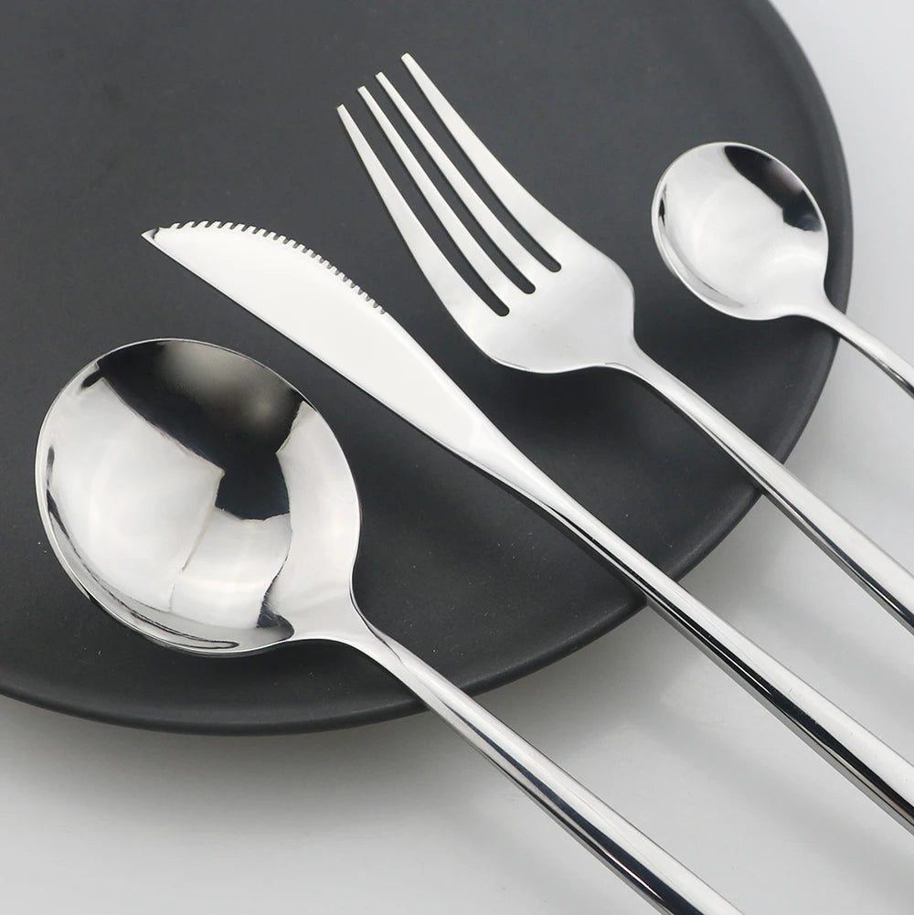 Premium Stainless Steel Cutlery Set for Modern Dining