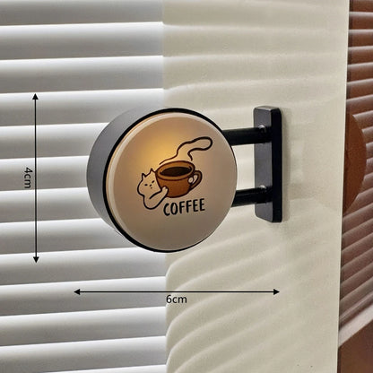 Mini Coffee Lightbox Magnet for Instant Smiles