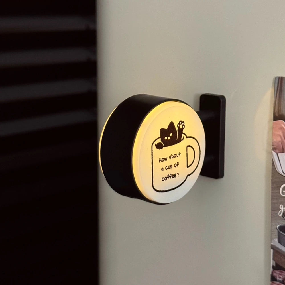 Mini Coffee Lightbox Magnet for Instant Smiles