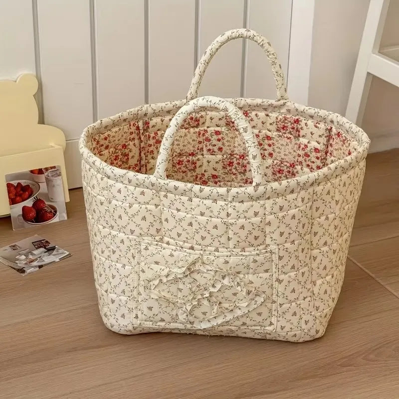 Stylish Floral Laundry Basket for Modern Homes