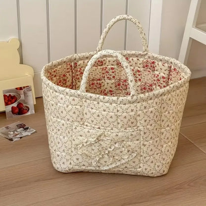 Stylish Floral Laundry Basket for Modern Homes