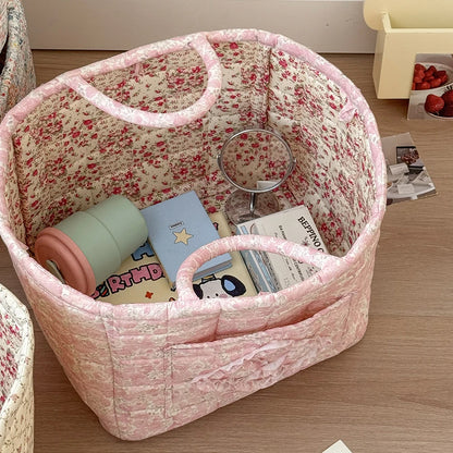 Stylish Floral Laundry Basket for Modern Homes