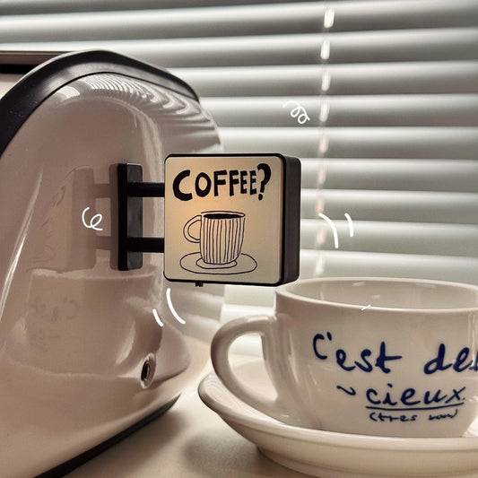Mini Coffee Lightbox Magnet for Instant Smiles