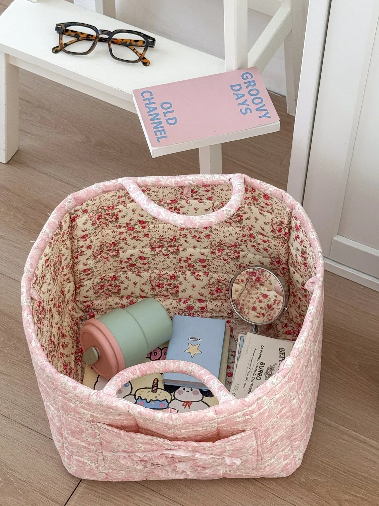 Stylish Floral Laundry Basket for Modern Homes