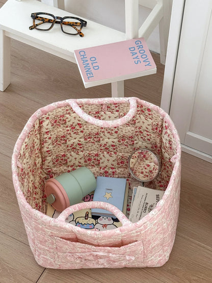 Stylish Floral Laundry Basket for Modern Homes