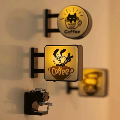 Mini Coffee Lightbox Magnet for Instant Smiles