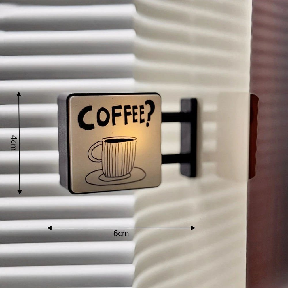 Mini Coffee Lightbox Magnet for Instant Smiles