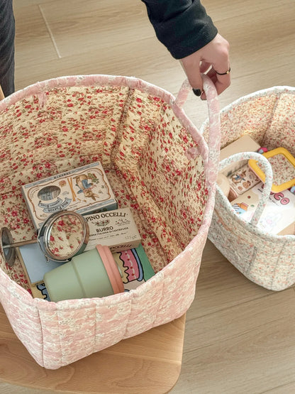 Stylish Floral Laundry Basket for Modern Homes