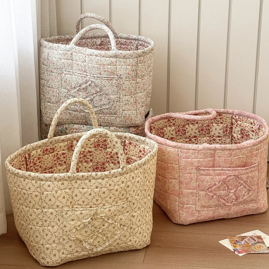 Stylish Floral Laundry Basket for Modern Homes